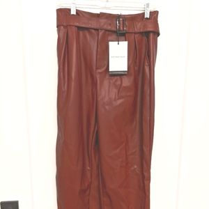 Brand new faux leather pants